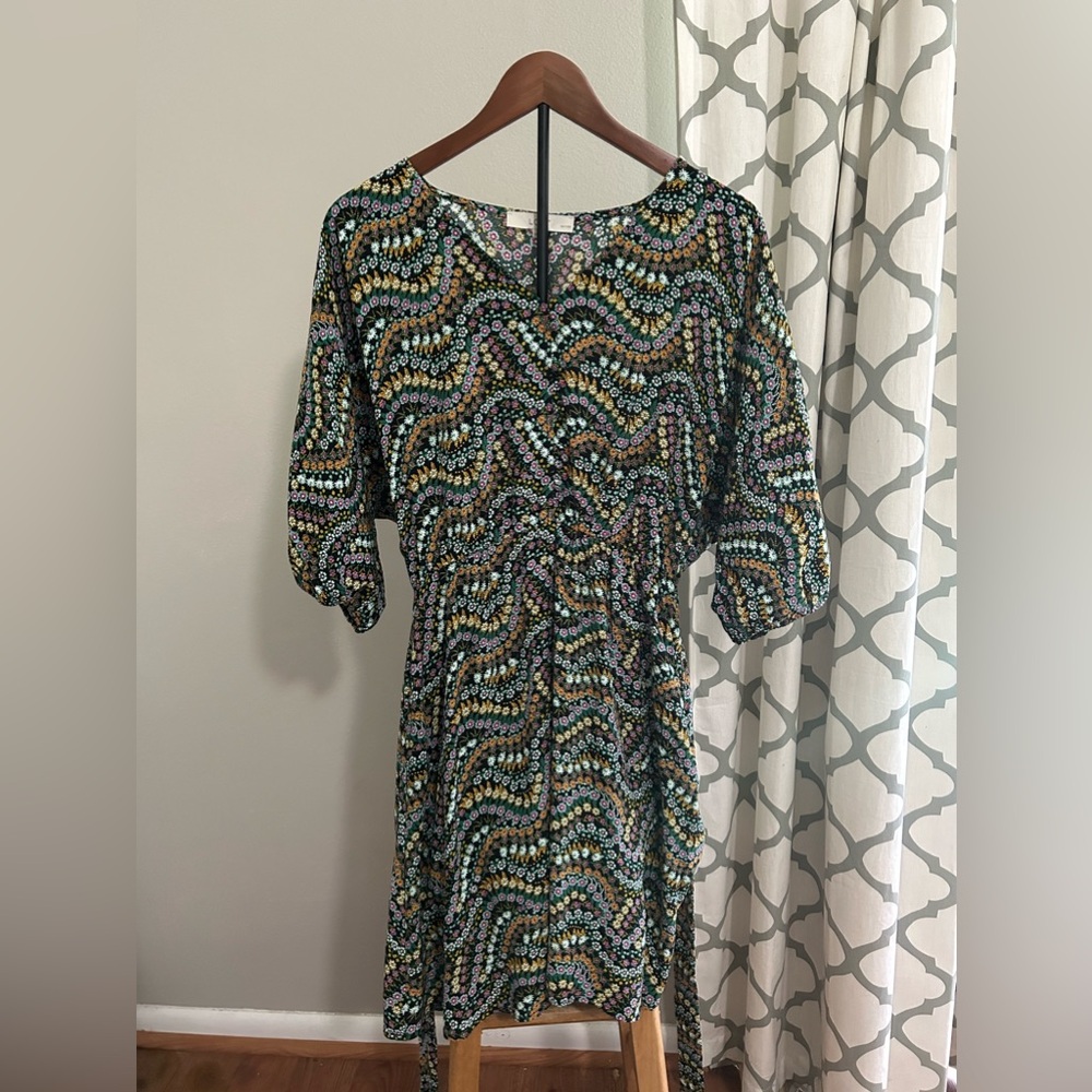 The LOFT Garden Button Dolman Pocket Dress| Size: Petite Meduim|